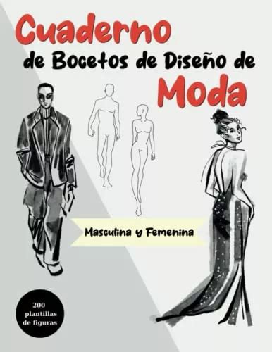 Cuaderno De Bocetos De Diseno De Moda Con Plantillas De Figu Meses Sin Interés