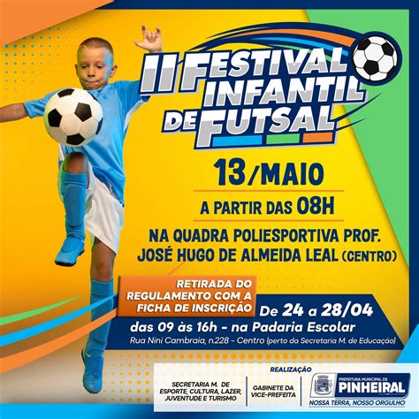 Prefeitura De Pinheiral Realiza Festival Infanto Juvenil De Futsal