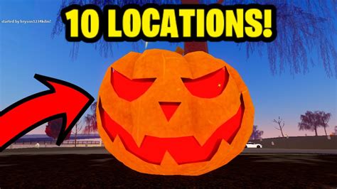 How To Find All 10 Pumpkin Locations In Roblox Driving Empire Day 1