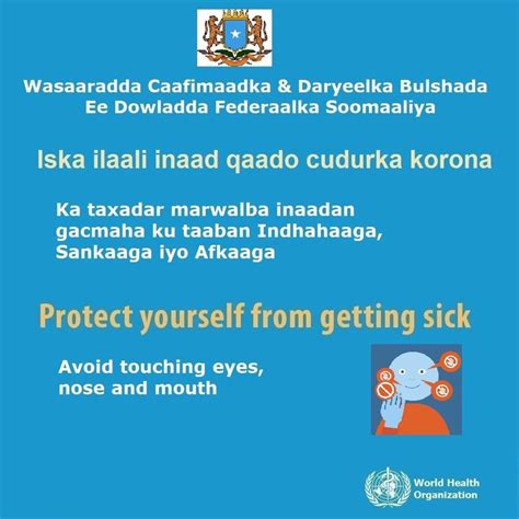 Harun Maruf On Twitter CoronaVirus Health Guidelines In SOMALI