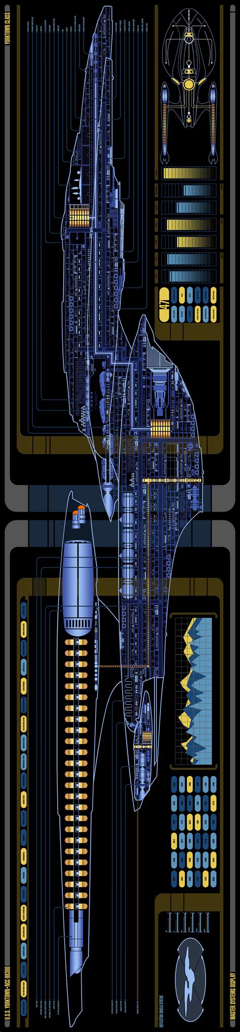 Yorktown Class Uss Yorktown Schematic Star Trek Ships Star Trek Online Star Trek Starships