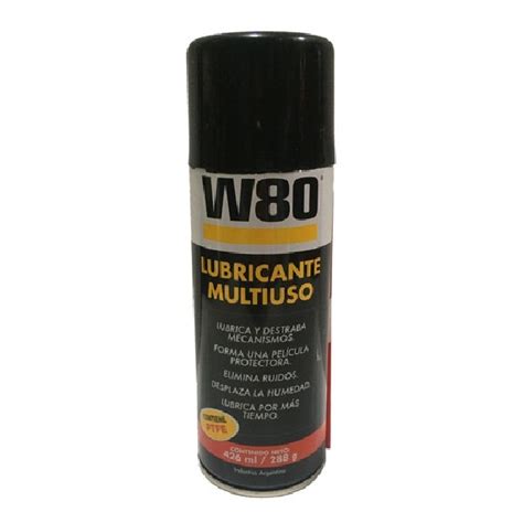 W80 Lubricante MULTIUSO CON PTFE 426ml AEROSOL LGW Group Magafla S R L