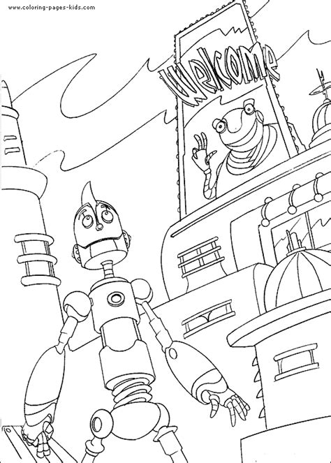 Robots coloring pages - Printable Disney coloring pages