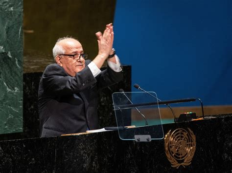 United Nations General Assembly Backs Palestinian Bid For Membership Israel Palestine Conflict