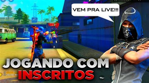 FREE FIRE AO VIVO 4x4 INSANO JOGANDO INSCRITOS 2K YouTube