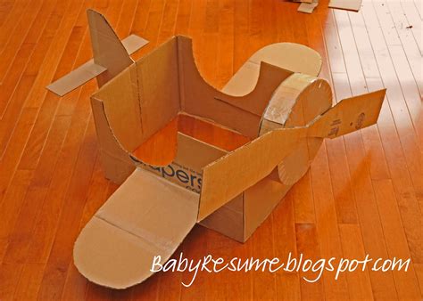 How To Make A Big Cardboard Airplane Heres My Version Of The