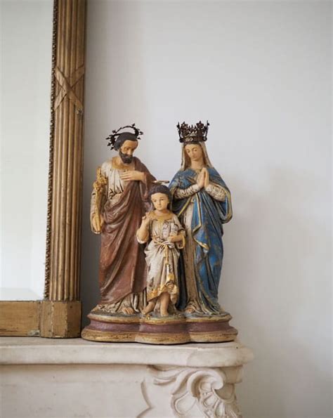 Statue De La Sainte Famille Aur Ol E Catho R Tro