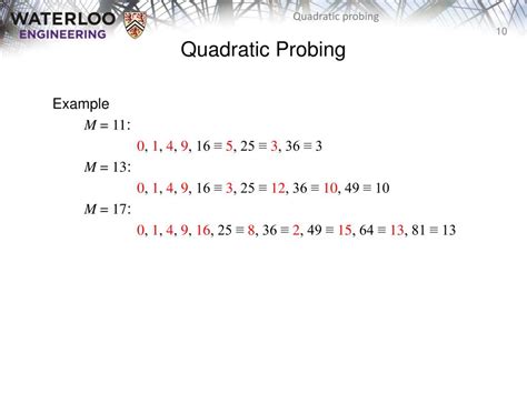 PPT - Quadratic probing PowerPoint Presentation, free download - ID:2470393