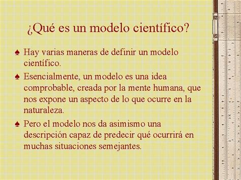 Los Modelos En La Ciencia Qu Es Un