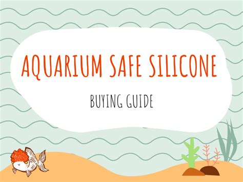 Aquarium-Safe Silicone: The Safest Options For Your Tank