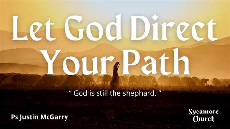 Let God Direct Your Path YouTube