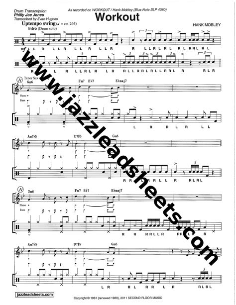 The Jazz Drum Corner Drum Transcriptions