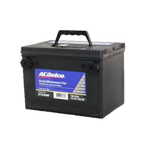 Acdelco Smf Battery For Gm Vehicles Side Terminal S78 6mf