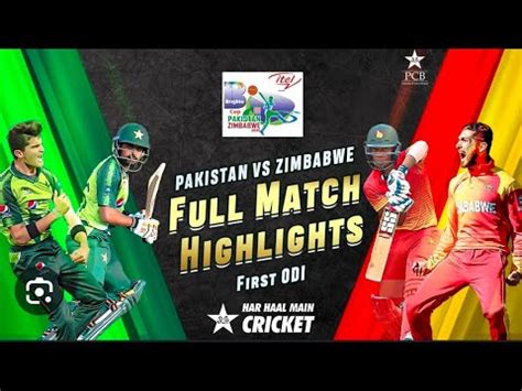 Pakistan Vs Zimbabwe Full Highlights St Odi Pcb Youtube