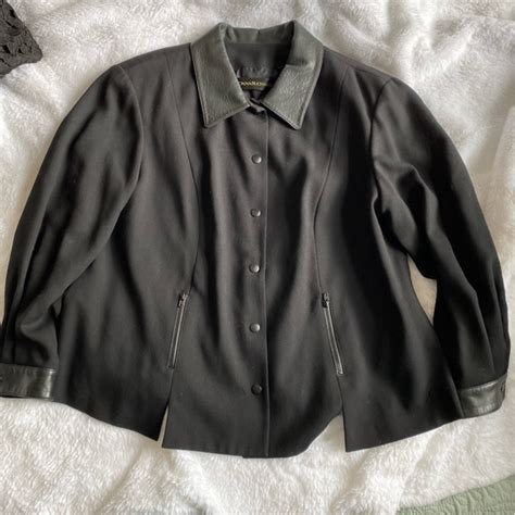 Dana Buchman Jackets Coats Dana Buchman Black Wool Blazer Jacket