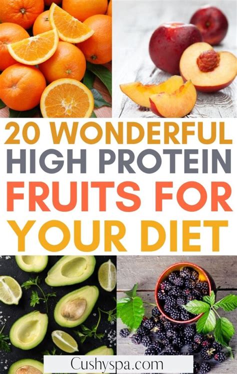 10 High Protein Fruits To Include In Your Diet Cushy Spa