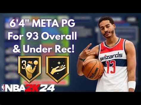 Make This 6 4 META PG Build If You Want To DOMINATE 93 OVR Under Rec