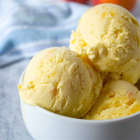 Old Fashioned Peach Ice Cream Beyond The Chicken Coop