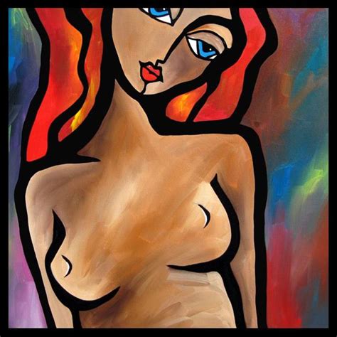 Nude Original Abstract Art Self Serve By Thomas C Fedro