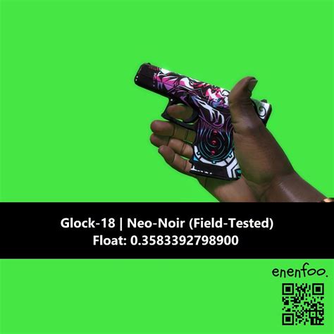 Glock 18 Neo Noir Ft Field Tested Csgo Skins Knife Items Glock18 Cs2