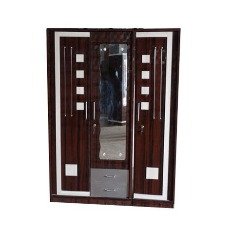 Brown Designer Wooden Lockable Wardrobe Features Termite Resistance Warranty 1 Year At Rs