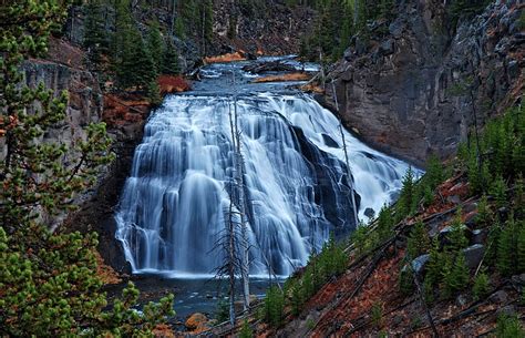 Yellowstone Landschaft 4k Tapete 5k USA Fluss Reise Tourismus