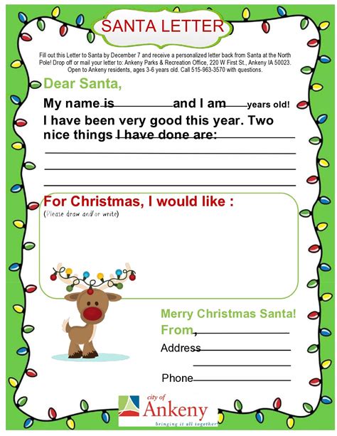 Free Christmas Letter Templates Download Word