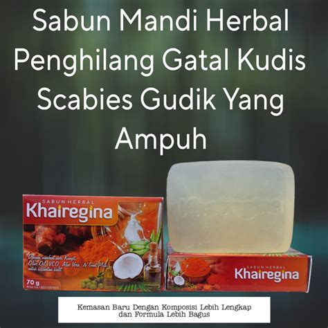 Jual Sabun Mandi Herbal Khairegina Penghilang Gatal Kudis Gudik Atau