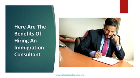 Ppt Benefits Of Hiring An Immigration Consultant Powerpoint