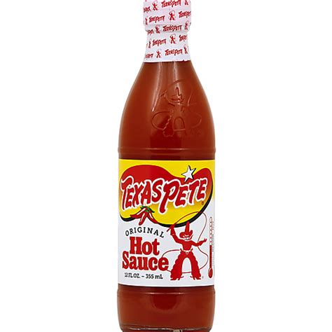 Texas Pete Hot Sauce Original Medium 12 Oz Hot Sauce Vgs Grocery