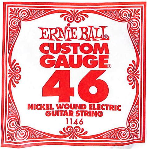 Five 5 046 Ernie Ball Custom Gauge Nickel Wound Reverb