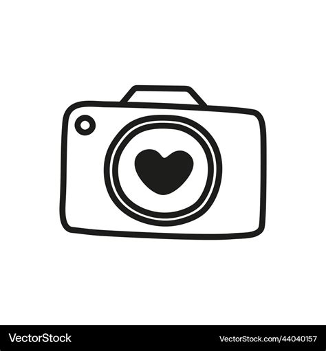 Camera Icon Photo Line Icon Royalty Free Vector Image
