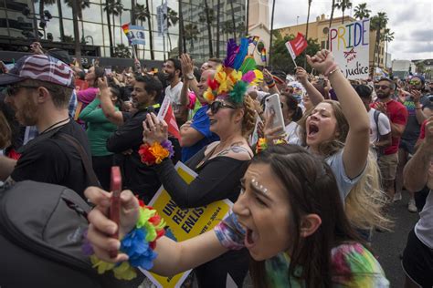 Equality March Thousands Rally In Support Of Lgbt Rights Across Us