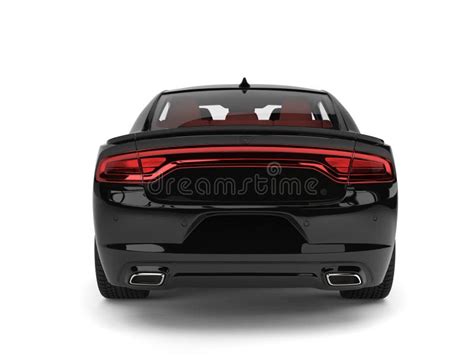 Modern Black Car Back View Stock Illustrations 1 665 Modern Black Car