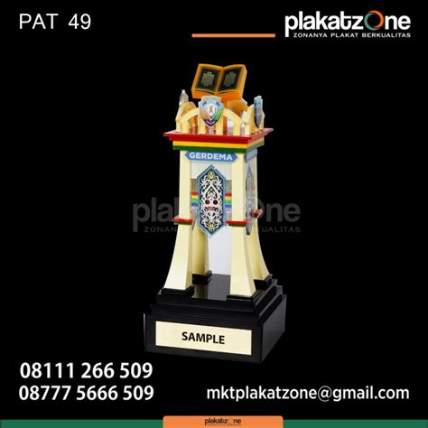 Contoh Piala Mtq Custom Khas Daerah Plakatzone