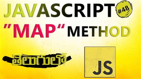 Map Method In Javascript Youtube