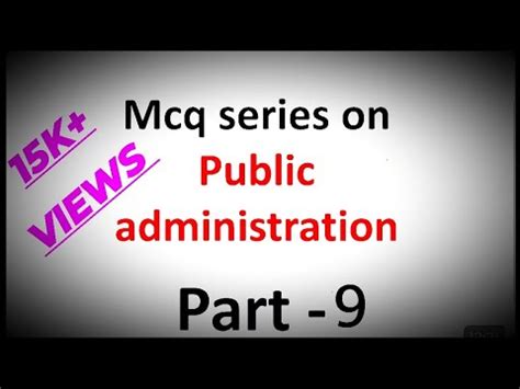 Nta Ugc Net Important Mcq To Public Administration Part Mcq