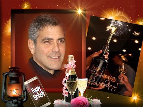 A Man Holding A Bottle Of Champagne Next To Some Candles And Other