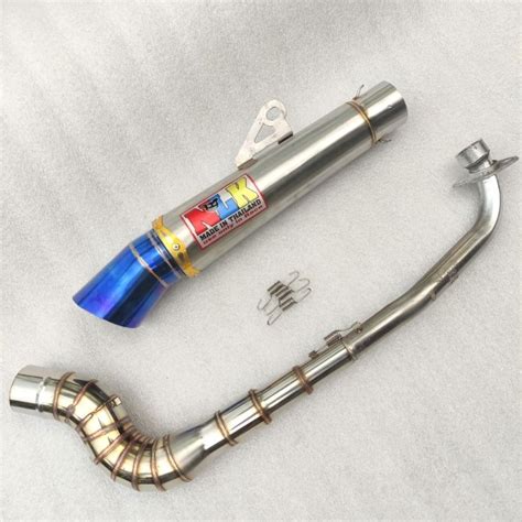 Jual Nlk Exzos Open Pipe Exhaust Mm For Wave Wave Wave