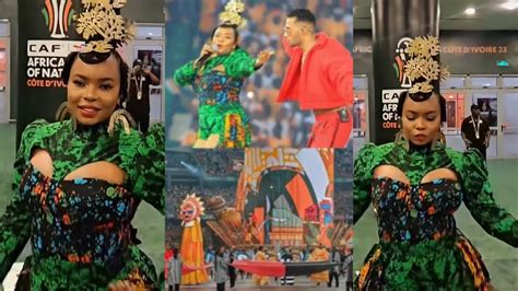 YEMI ALADE performs at AFCON opening ceremony 2024 in Côte dIvoire