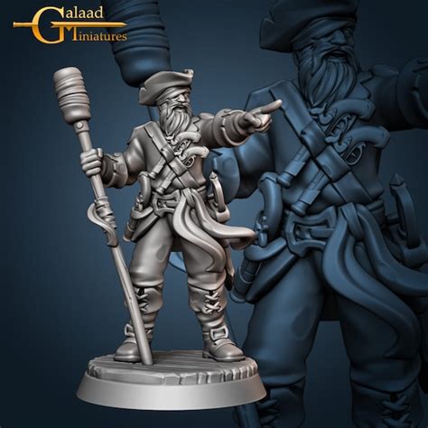 Pirate Deckhand Pirate Crew Galaad Miniatures 8k High Etsy