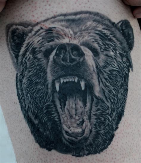 Grizzly Bear Stare!!! — Lighthouse Tattoo