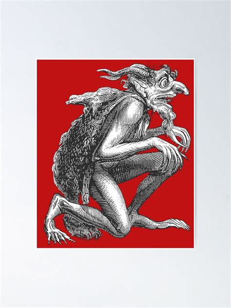Eurynome Superior Demon And Prince Of Death Vector Illustration