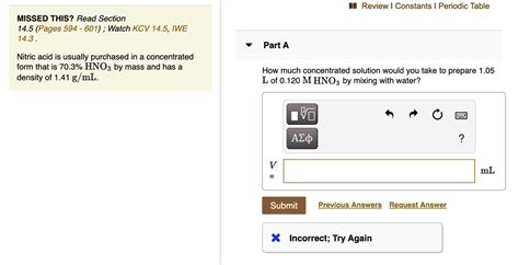 Solved Review Constants Periodic Table Missed This Read Section