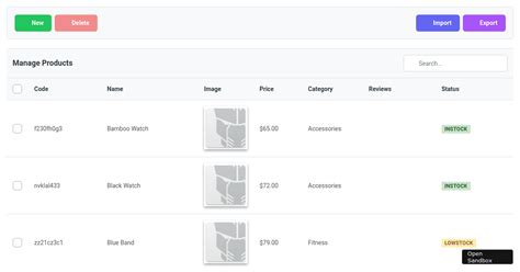 Norulshahlam Prime React Table Crud Sandbox Codesandbox