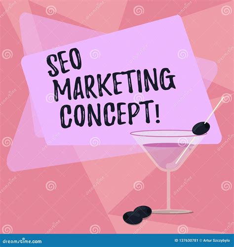 Texte D Criture Crivant Seo Marketing Concept Concept Signifiant La