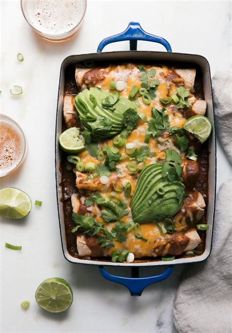 Vegetarian Black Bean Enchiladas A Cozy Kitchen