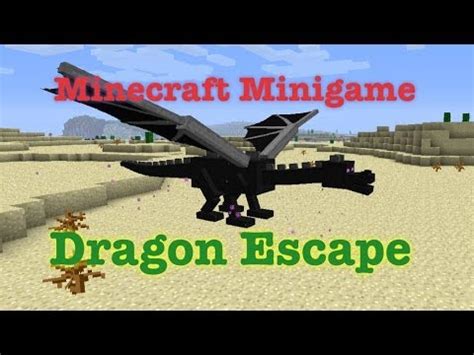 Minecraft Minigame Dragon Escape W Jj Youtube