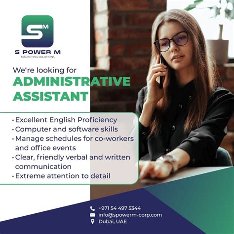 Administrative Assistant Dubai Uae Gulf Career Hunt