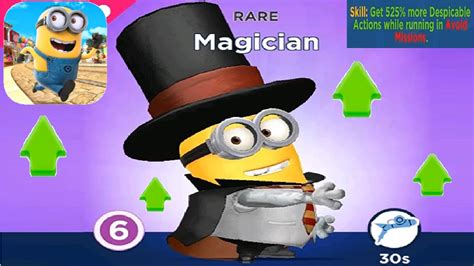 Magician Minion RusH Maxed Rank 40 Level Up Costume Gameplay